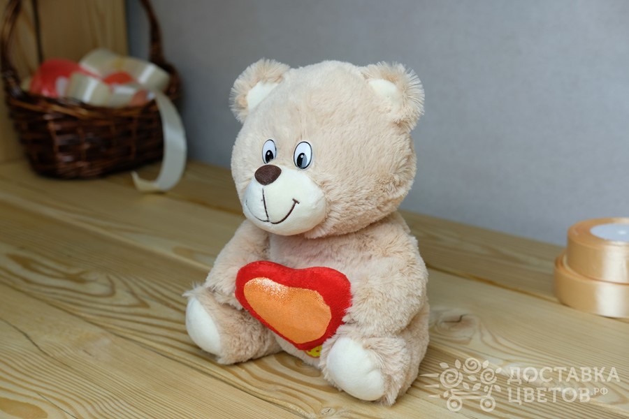 Мягкая игрушка Мишка с сердцем