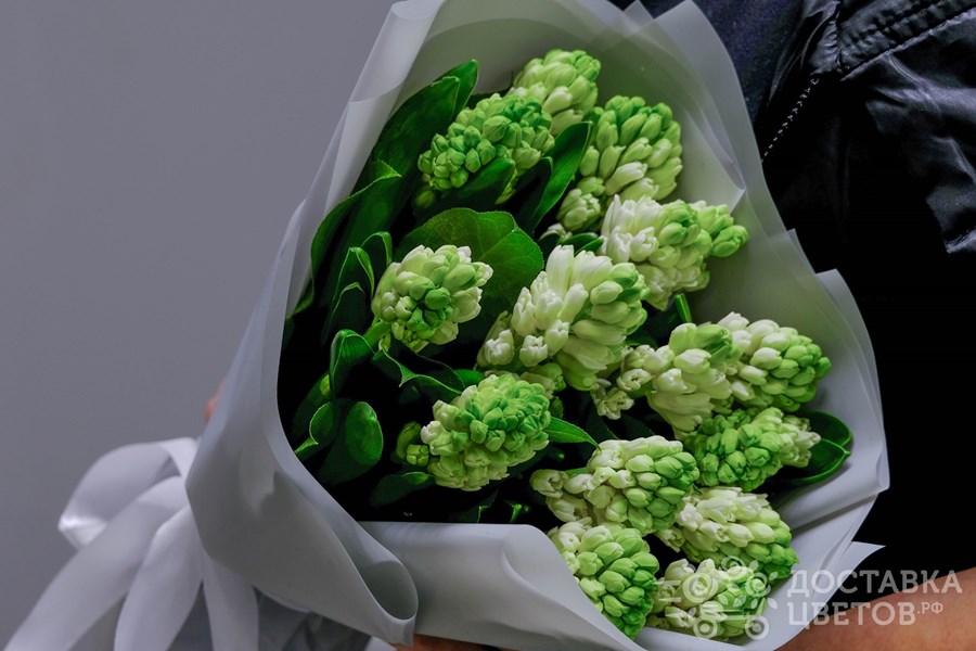 Букет Белые гиацинты