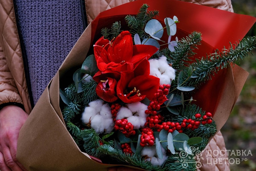 Букет Рождественская звезда