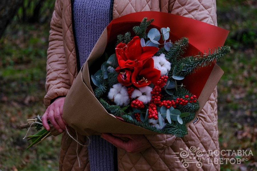 Букет Рождественская звезда