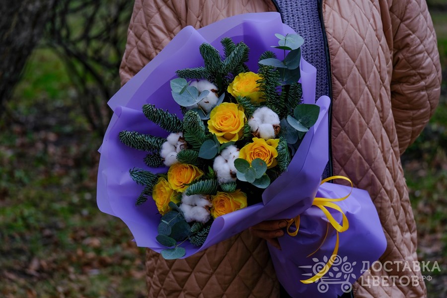 Букет Зимний звездопад