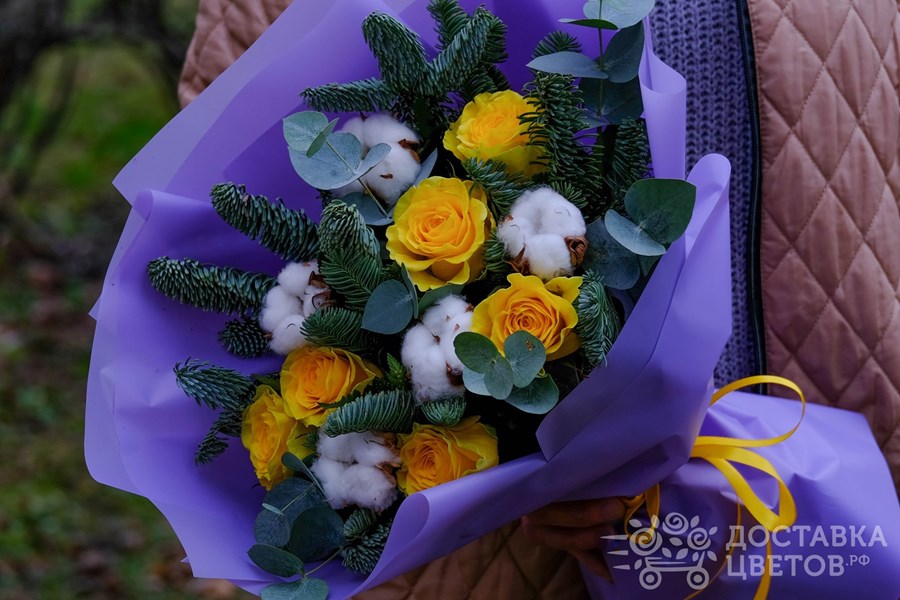 Букет Зимний звездопад