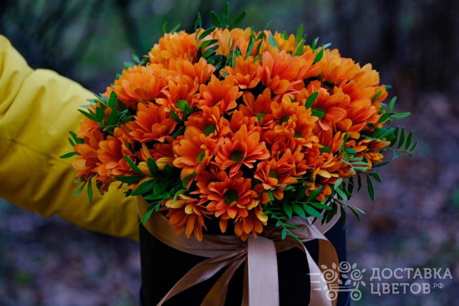 Цветы в коробке Папирус