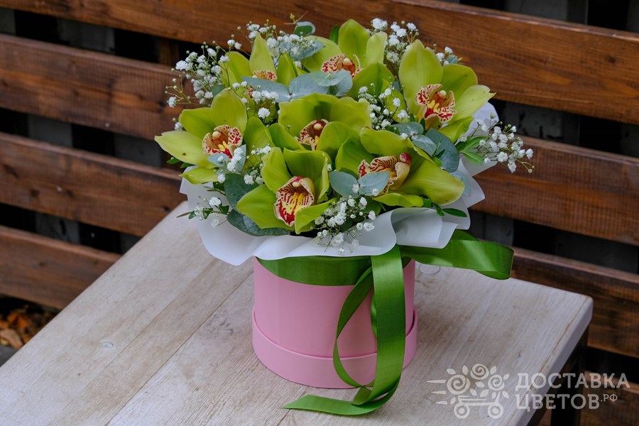 Цветы в коробке Тайна сердца