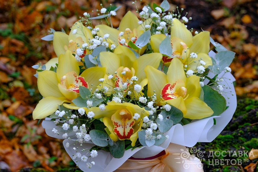 Цветы в коробке Золотое царство