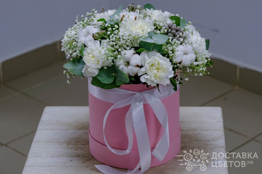 Цветы в коробке Северный полюс