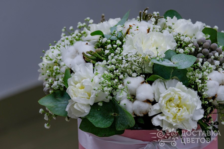 Цветы в коробке Северный полюс