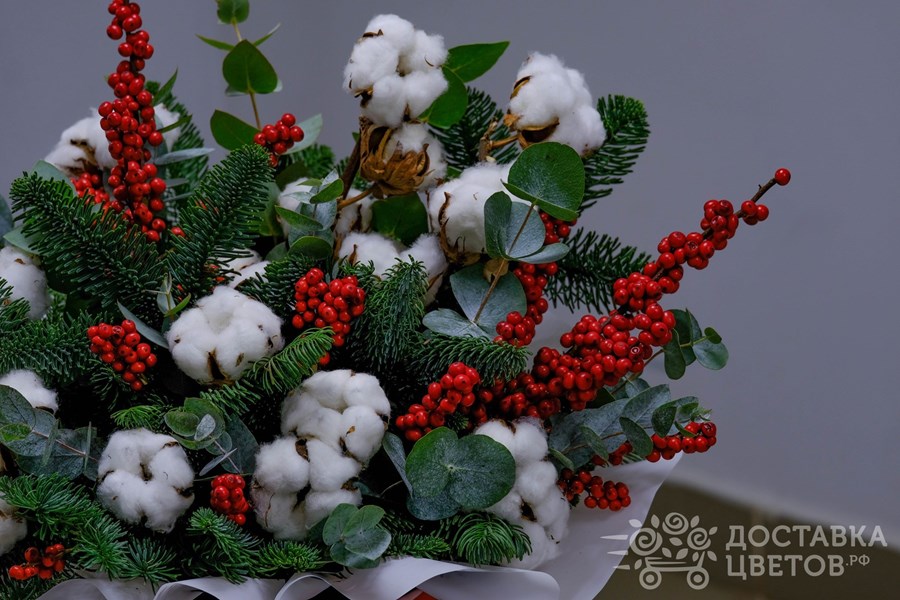 Цветы в коробке Под звон курантов