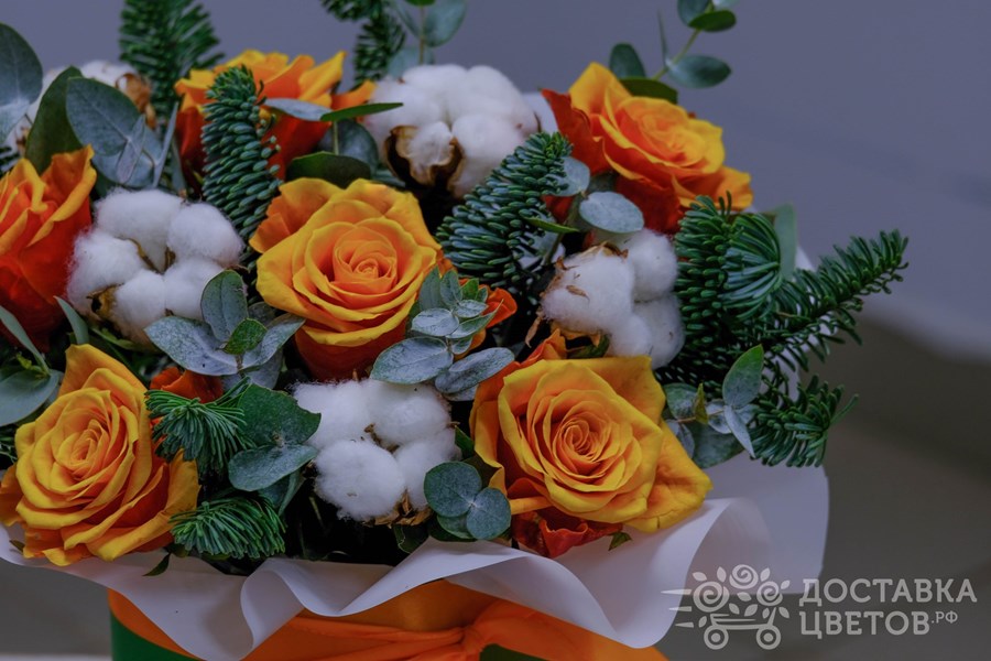 Цветы в коробке Верить в чудеса