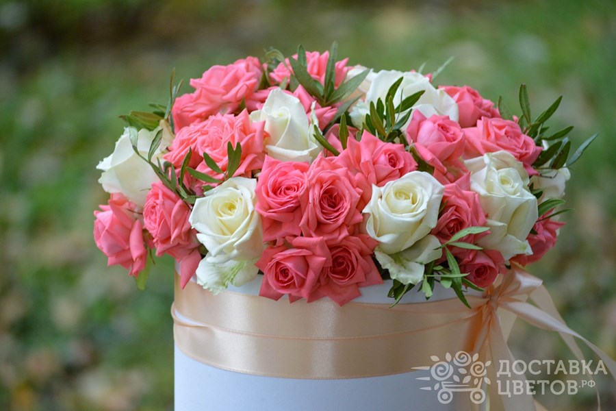 Цветы в коробке Секрет успеха