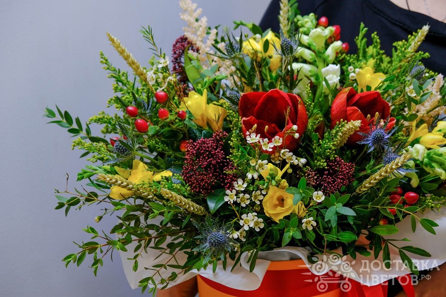 Цветы в коробке Метаморфозы осени