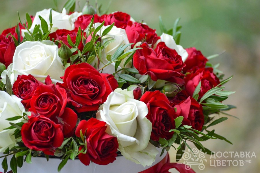 Цветы в коробке Кармелита