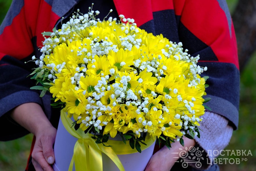Цветы в коробке Загляденье