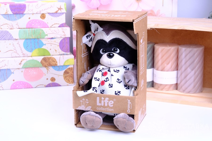 Мягкая игрушка Енотик Дэйзи Веселый круиз 20см