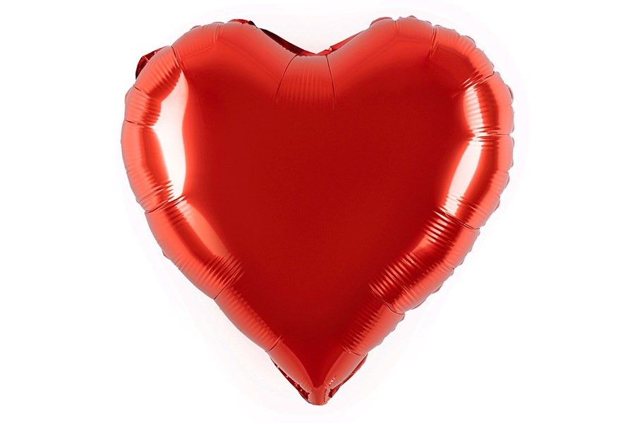 Воздушные шары Сердце красное