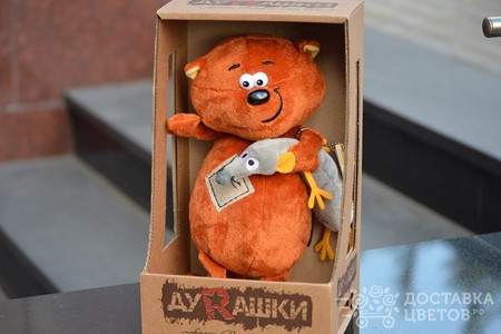 Мягкая игрушка "Кот и мышь"