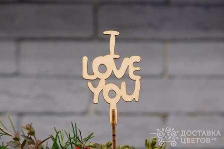 Топпер "I love you"