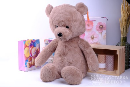 Мягкая игрушка "Медвежонок Тёпа мокко" 50см