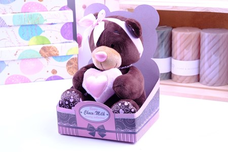 Мягкая игрушка "Milk с сердцем 20см"