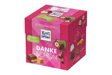 "RITTER SPORT" DANKE SCHON 5 вкусов, 176 г